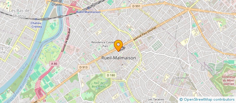 localisation de l'entreprise SCI DU 3 AV GEORGES CLEMENCEAU RUEIL MAL  L'ETANG-LA-VILLE