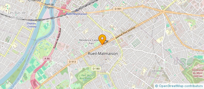 localisation de l'entreprise SCI DU 3 AVENUE ALBERT 1ER à RUEIL-MALMAISON