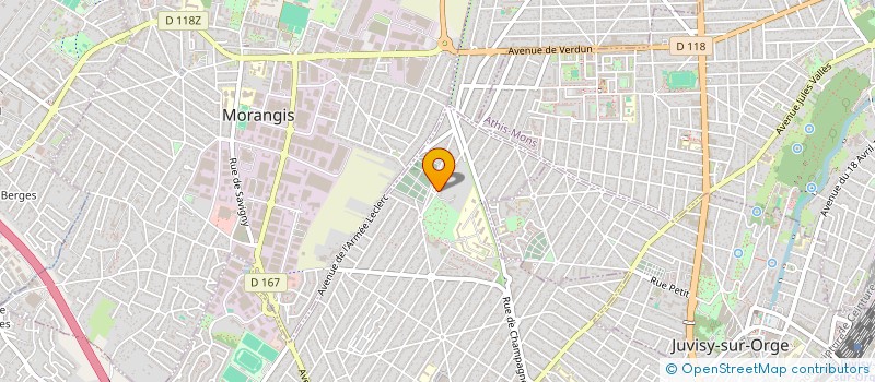 localisation de l'entreprise SCI DU 3 AVENUE CARNOT à SAVIGNY-SUR-ORGE