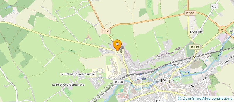 localisation de l'entreprise SCI DU 3 AVENUE COMTESSE DE SEGUR à L'AIGLE