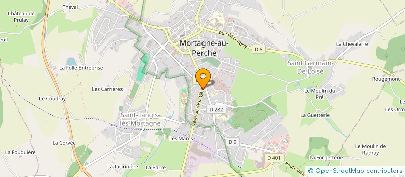 localisation de l'entreprise SCI DU 3 AVENUE DE LA GARE à MORTAGNE-AU-PERCHE