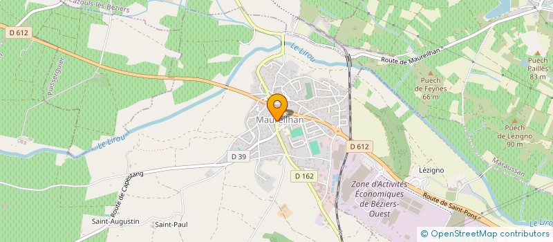 localisation de l'entreprise SCI DU 3 AVENUE GAMBETTA à CAZOULS-LES-BEZIERS