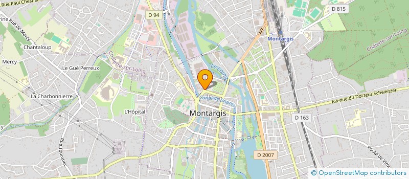 localisation de l'entreprise SCI DU 3 BD ANATOLE FRANCE à MONTARGIS