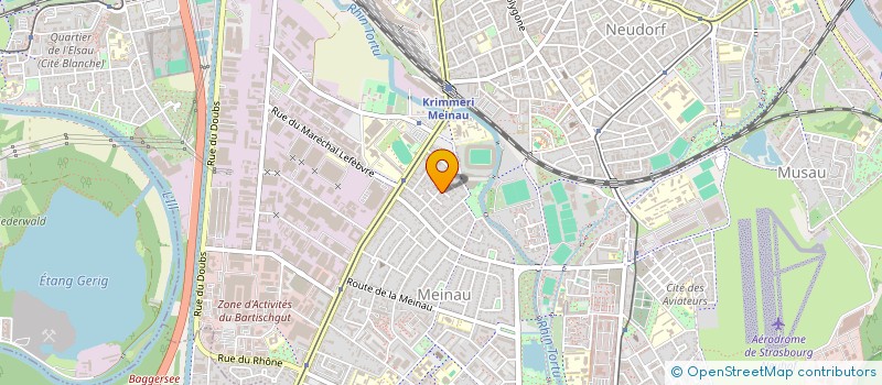 localisation de l'entreprise SCI DU 3 BD D ANVERS  STRASBOURG