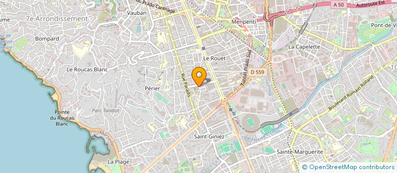 localisation de l'entreprise SCI DU 3 BD GARIBALDI à MARSEILLE
