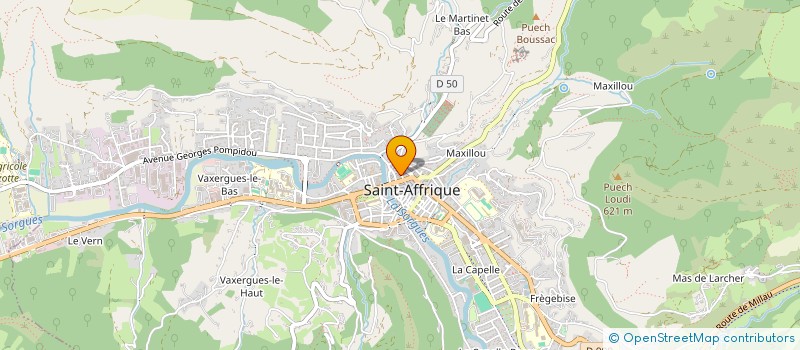 localisation de l'entreprise SCI DU 3 BD VICTOR HUGO  SAINT-AFFRIQUE