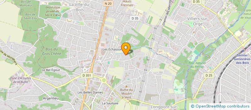 localisation de l'entreprise SCI DU 3 BIS ROGER à LONGPONT-SUR-ORGE
