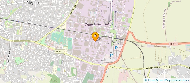 localisation de l'entreprise SCI DU 3 BOULEVARD MONGE  MEYZIEU