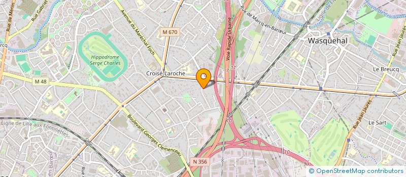 localisation de l'entreprise SCI DU 3 CHEMIN DU BOIS  LOUVECIENNES