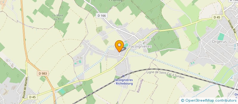 localisation de l'entreprise SCI DU 3 FERME DE LA MARE RONDE  TACOIGNIERES