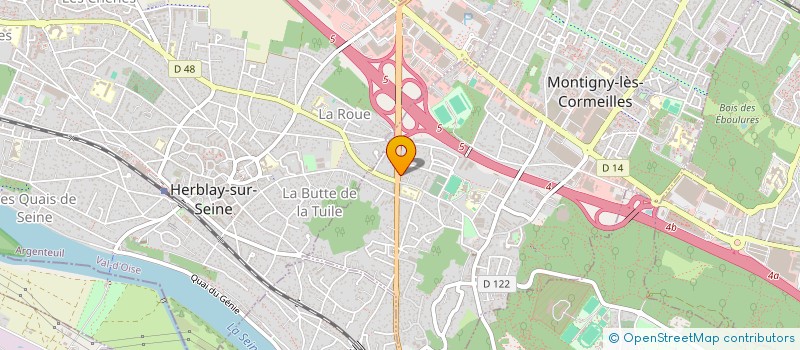 localisation de l'entreprise SCI DU 3 IMPASSE DU VAL à MONTIGNY-LES-CORMEILLES
