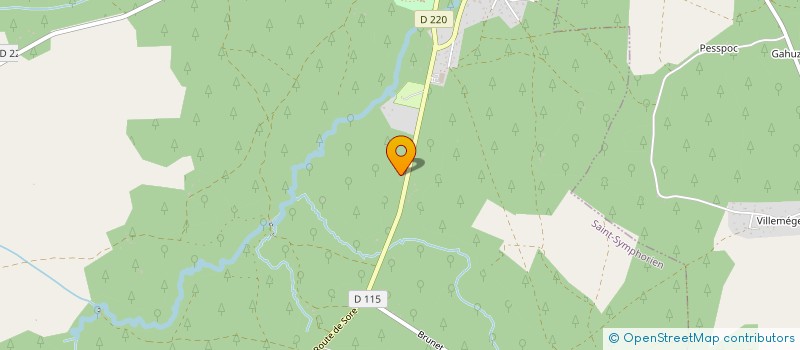 localisation de l'entreprise SCI DU 3 PLACE DES QUINCONCES  SAINT-SYMPHORIEN