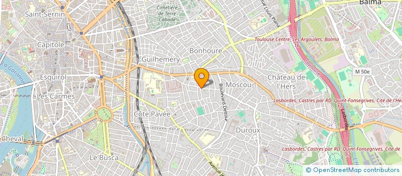 localisation de l'entreprise SCI DU 3 PLACE DU PEYROU à TOULOUSE