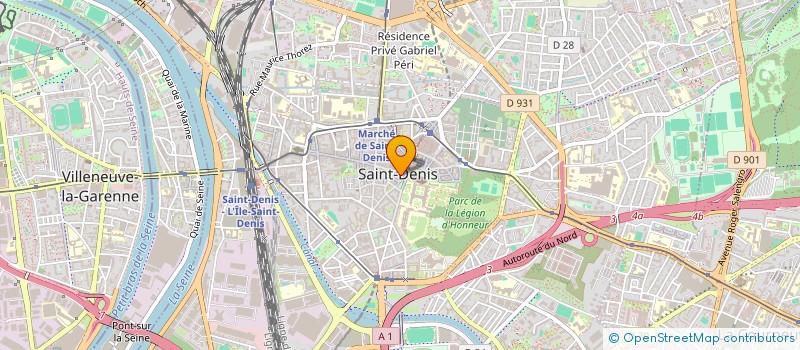 localisation de l'entreprise SCI DU 3 PLACE VICTOR HUGO à SAINT-DENIS