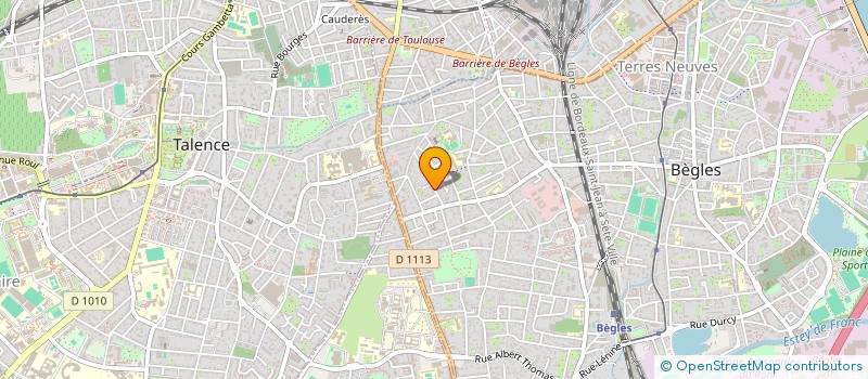 localisation de l'entreprise SCI DU 3 QUAI DES CHARTRONS à BEGLES