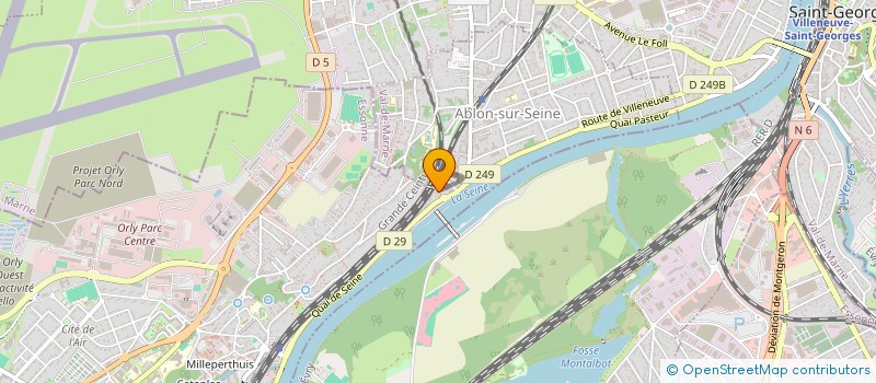 localisation de l'entreprise SCI DU 3 QUAI MAGNE à ABLON-SUR-SEINE