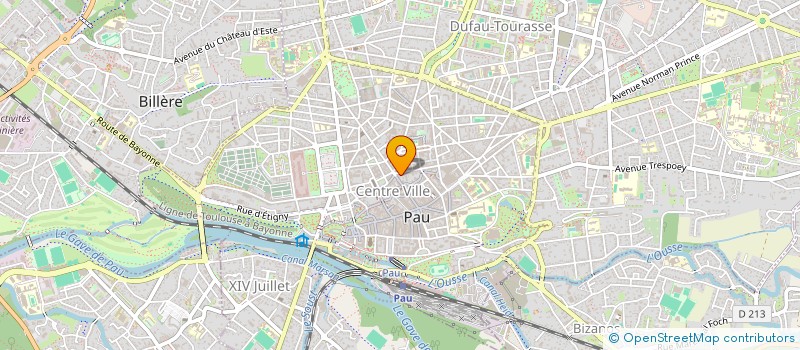 localisation de l'entreprise SCI DU 3 R MARECHAL FOCH à PAU