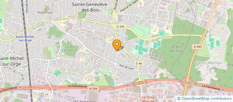 localisation de l'entreprise SCI DU 3 ROUTE DE MOIGNANVILLE à SAINTE-GENEVIEVE-DES-BOIS