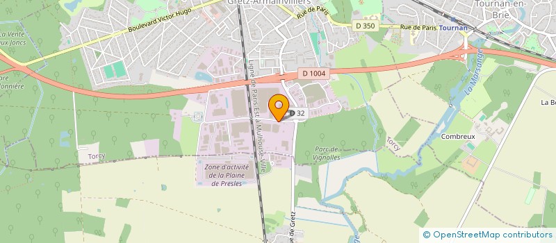 localisation de l'entreprise SCI DU 3 RUE AMPERE  GRETZ-ARMAINVILLIERS