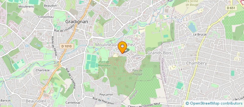 localisation de l'entreprise SCI DU 3 RUE BEAUBADAT à GRADIGNAN