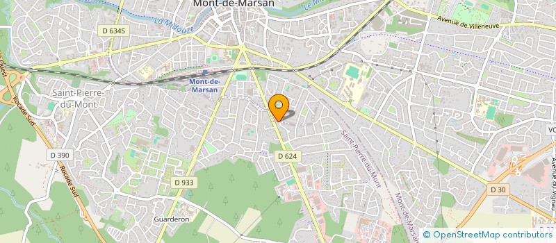 localisation de l'entreprise SCI DU 3 RUE CHARLES DUPOUY à MONT-DE-MARSAN