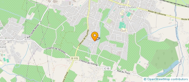 localisation de l'entreprise SCI DU 3 RUE CLAUDE MONET  SAINT-LOUBES