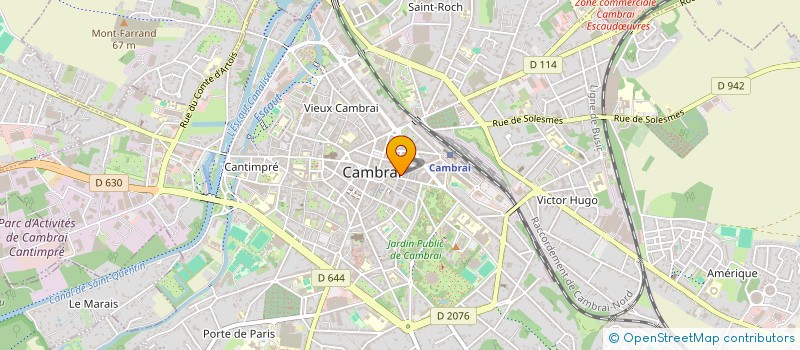 localisation de l'entreprise SCI DU 3 RUE D'ALSACE LORRAINE  CAMBRAI