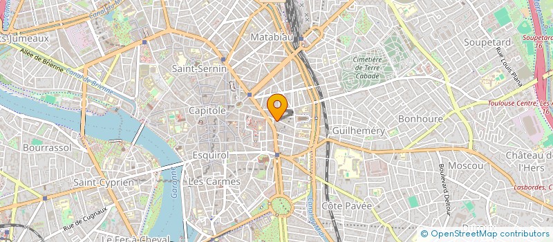 localisation de l'entreprise SCI DU 3 RUE D'AUBUISSON  TOULOUSE