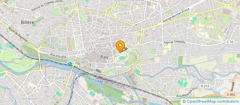 localisation de l'entreprise SCI DU 3 RUE DE BIRAGUE à PAU