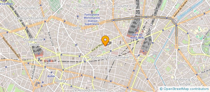 localisation de l'entreprise SCI DU 3 RUE DE CHANTILLY  PARIS