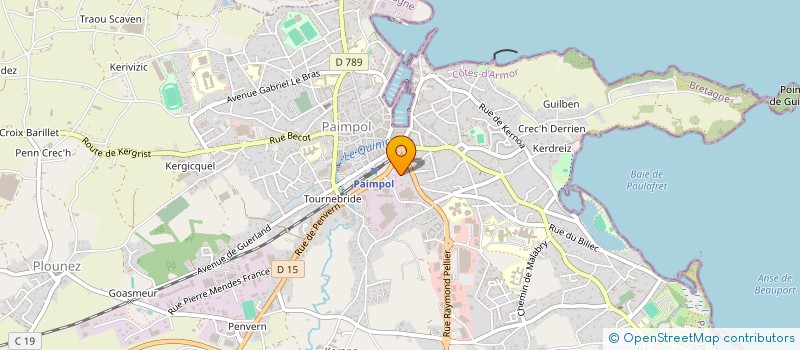 localisation de l'entreprise SCI DU 3 RUE DE CHATEAUBRIANT  PAIMPOL