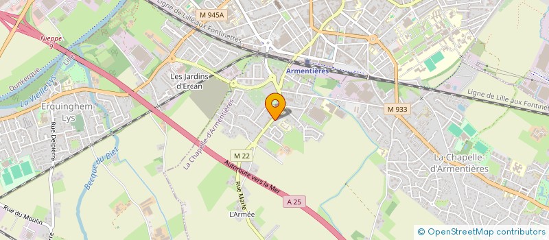 localisation de l'entreprise SCI DU 3 RUE DE L'ECAILLERE  LAVENTIE