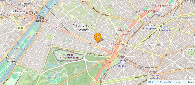 localisation de l'entreprise SCI DU 3 RUE DE LA PEPINIERE  NEUILLY-SUR-SEINE