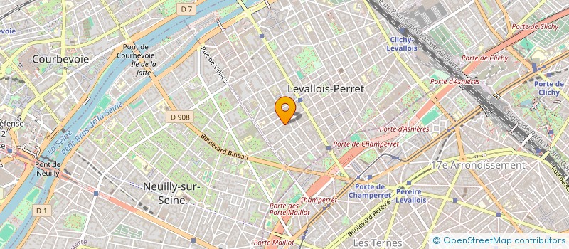 localisation de l'entreprise SCI DU 3 RUE DE LA SOURDIERE à LEVALLOIS-PERRET