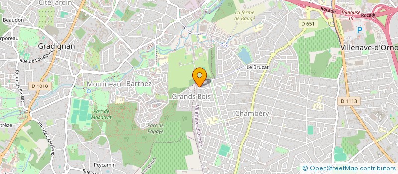 localisation de l'entreprise SCI DU 3 RUE DESMOULIN  VILLENAVE-D'ORNON