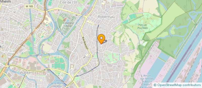 localisation de l'entreprise SCI DU 3 RUE DU DOCTEUR FRANCOIS  STRASBOURG