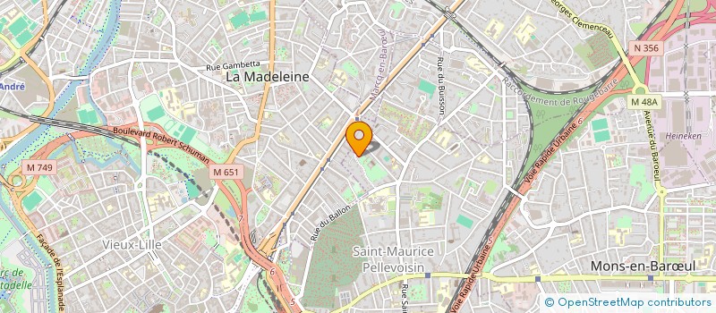 localisation de l'entreprise SCI DU 3 RUE DU SEMAPHORE AU TOUQUET PARIS PLAGE à LILLE