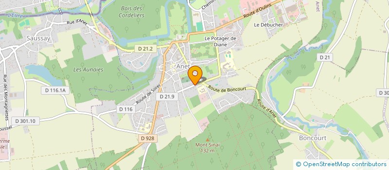 localisation de l'entreprise SCI DU 3 RUE ETIENNE DOLET à ANET