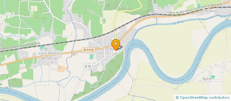 localisation de l'entreprise SCI DU 3 RUE FERNAND MASSON  CAUDROT