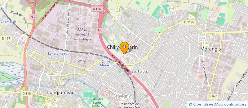 localisation de l'entreprise SCI DU 3 RUE FRANCOIS MOUTHON à CHILLY-MAZARIN