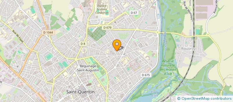 localisation de l'entreprise SCI DU 3 RUE GABRIEL FAURE à SAINT-QUENTIN