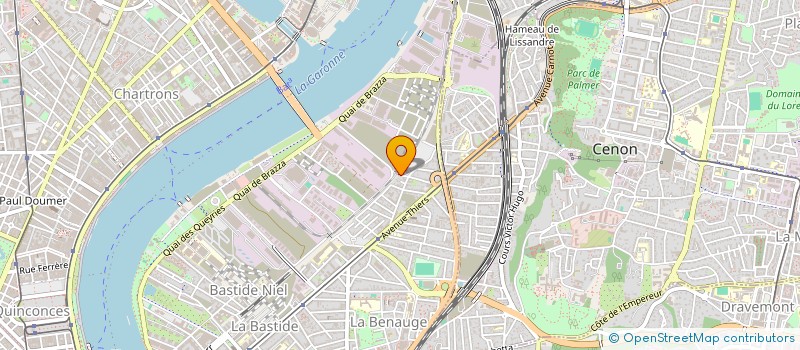 localisation de l'entreprise SCI DU 3 RUE GASTON MARCHOU  BORDEAUX