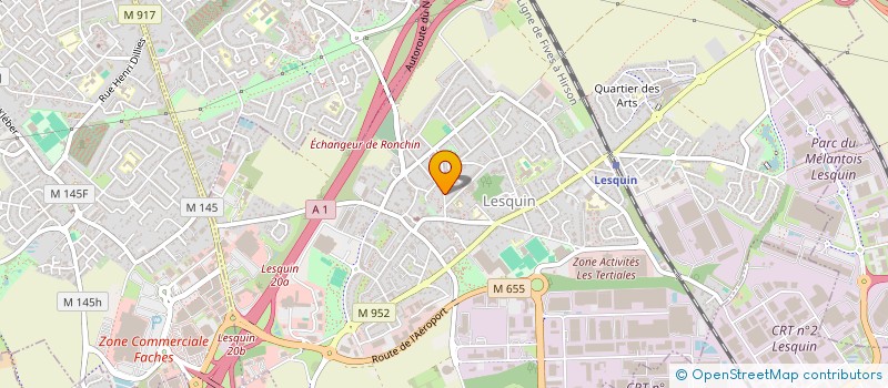 localisation de l'entreprise SCI DU 3 RUE HOCHE à LESQUIN