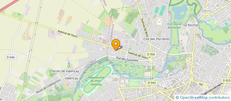localisation de l'entreprise SCI DU 3 RUE JULES AMIRAULT à CHATEAUROUX