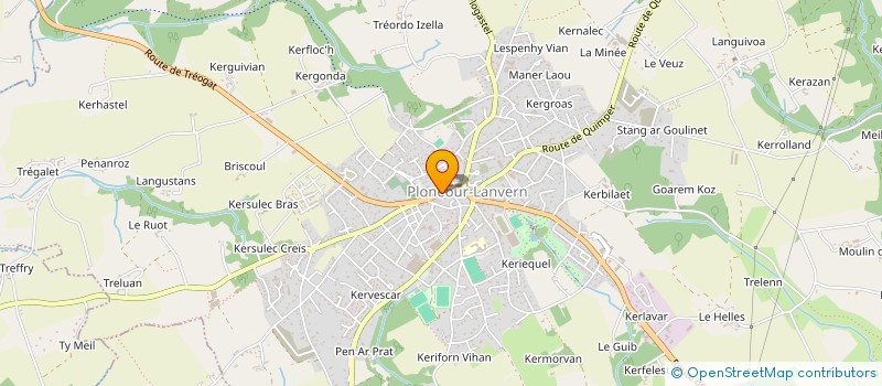 localisation de l'entreprise SCI DU 3 RUE JULES FERRY  PLONEOUR-LANVERN