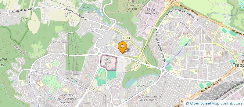 localisation de l'entreprise SCI DU 3 RUE LAENNEC  ELANCOURT