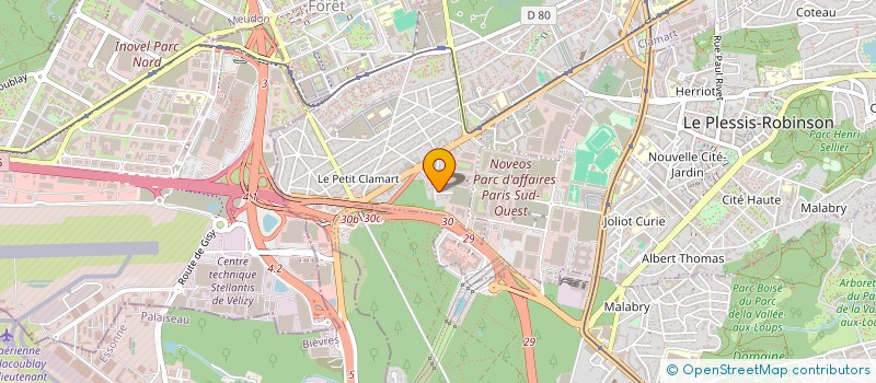 localisation de l'entreprise SCI DU 3 RUE MARCONI A CLAMART à CLAMART