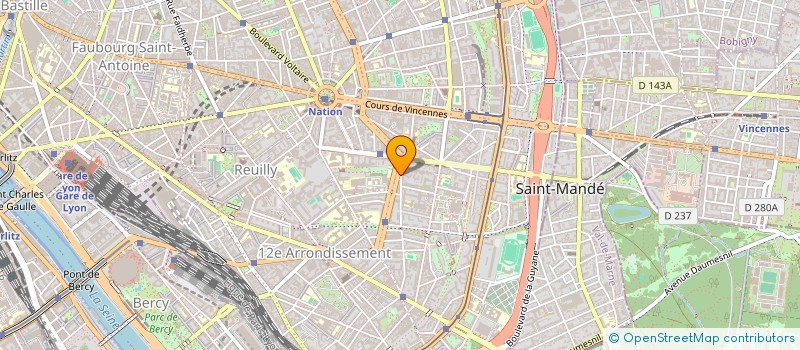 localisation de l'entreprise SCI DU 3 RUE MARSOULAN à PARIS