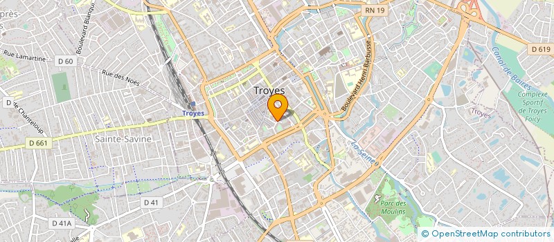 localisation de l'entreprise SCI DU 3 RUE MONTAIGNE à TROYES