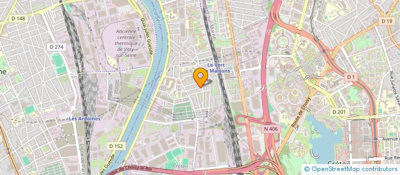 localisation de l'entreprise SCI DU 3 RUE POPINCOURT  ALFORTVILLE